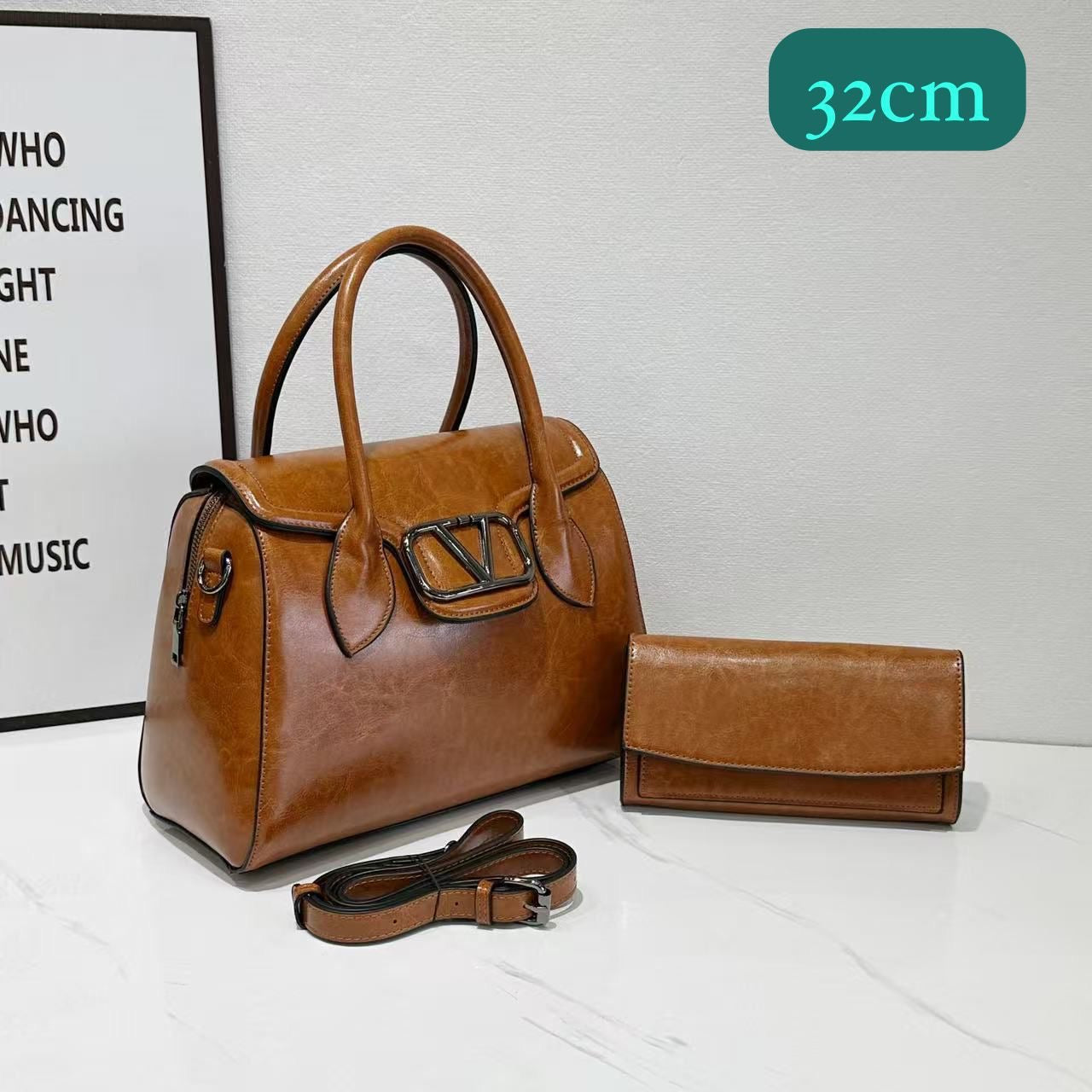 Sac à main en cuir de la Marque Valentino Garavani