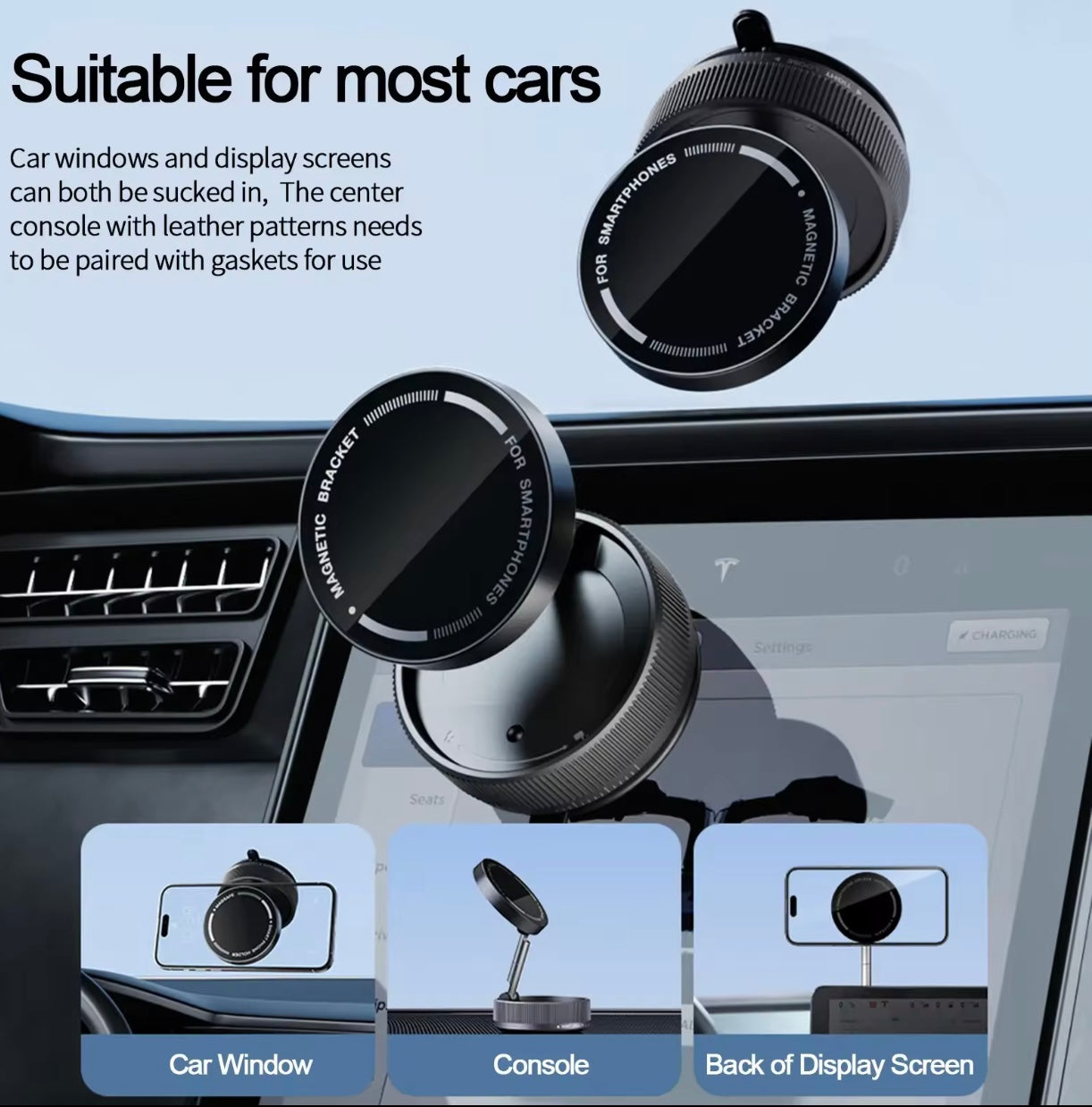 Support de téléphone portable magnétique pliant de bureau multifonctionnel transfrontalier ventouse d’aspiration