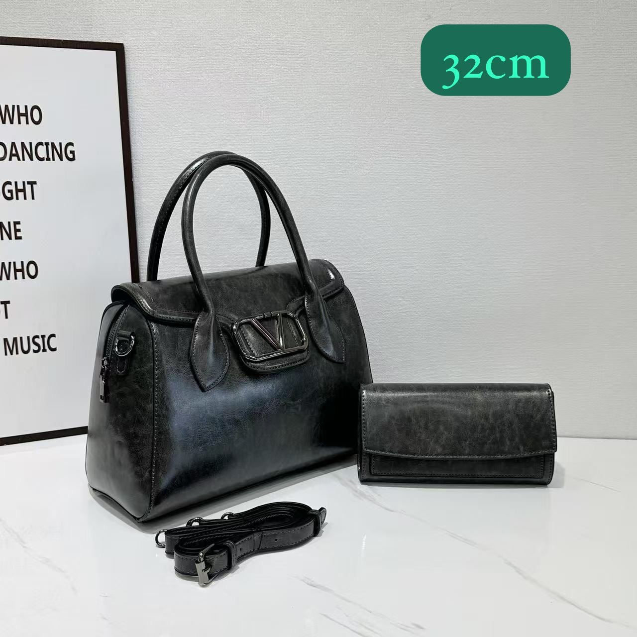 Sac à main en cuir de la Marque Valentino Garavani